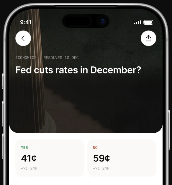 Market screen